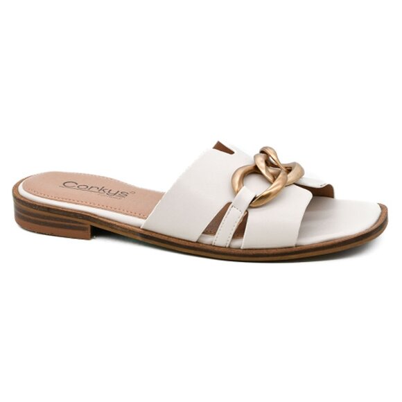 Corkys Off The Chain Ivory Sandals - Picture 1 of 2